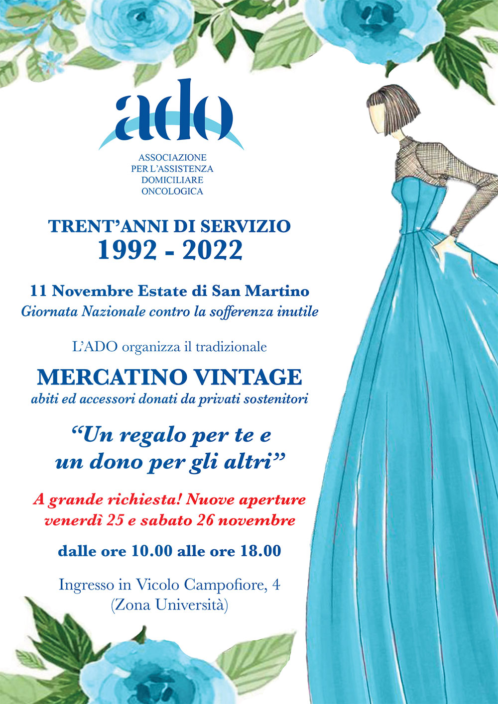 mercatino vintage di beneficienza ADO Verona